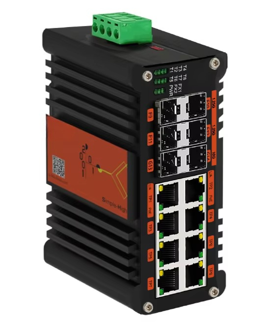 Sfp+ 10G Managed Switch 8 Port - Switch Ethernet Gerenciado Industrial L2+ com