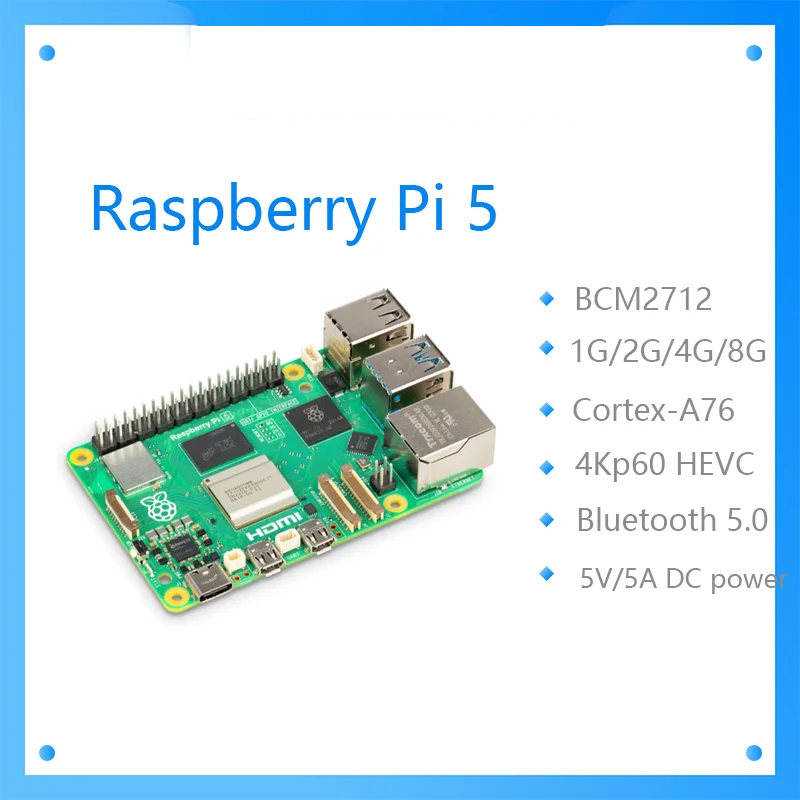 Raspberry Pi 5 8Gb - Oficial original raspberry pi 5 Cortex-A76
