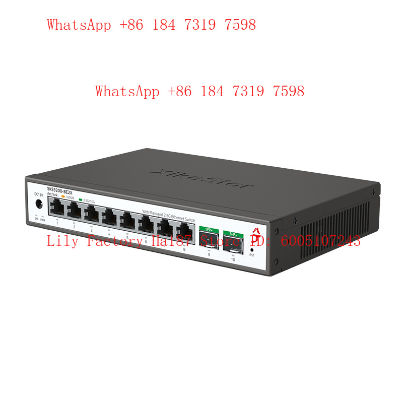 Sfp+ 10G Managed Switch 8 Port - Switch de Rede Gerenciado e Não