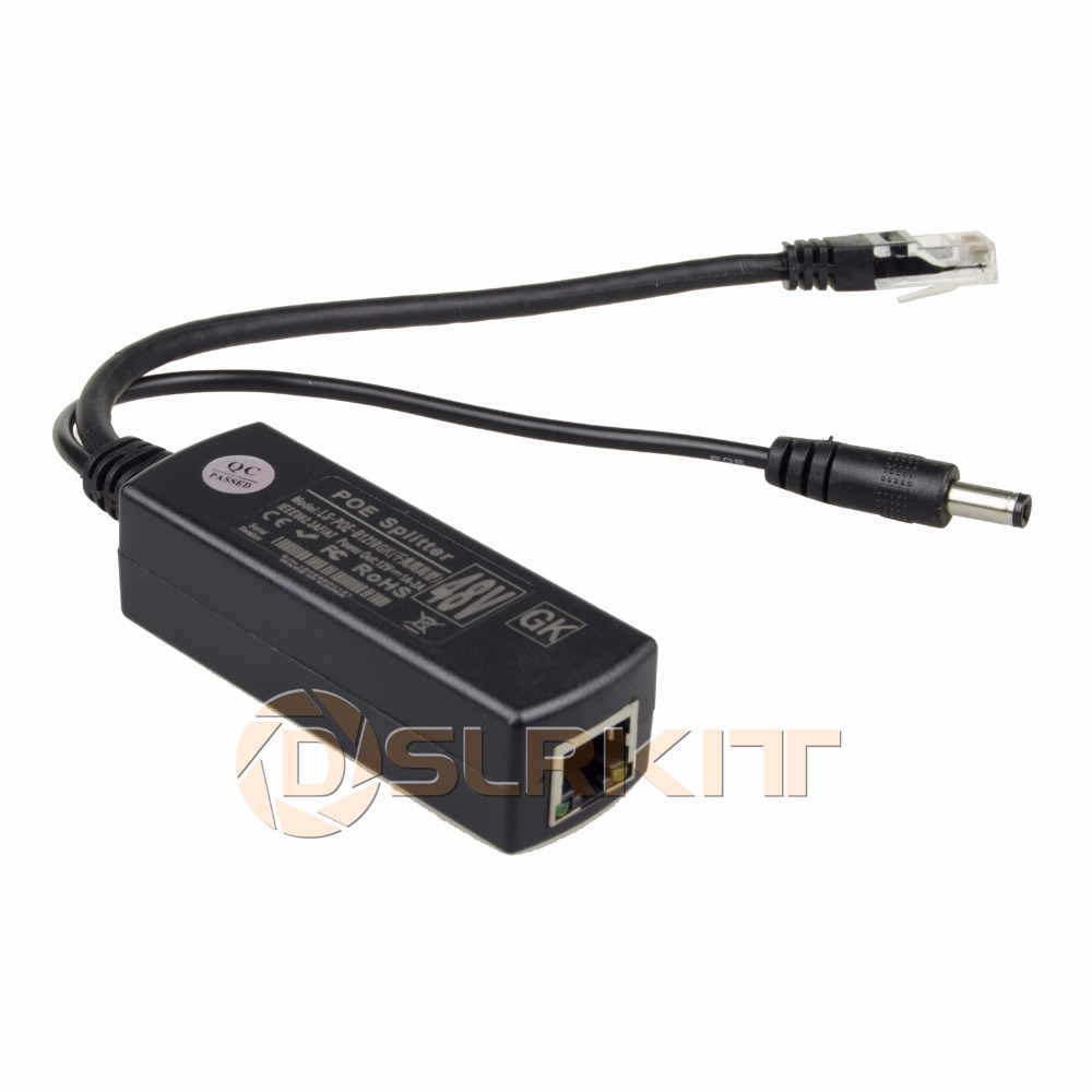Dslrkit-divisor de energia eth - Active Poe Splitter Gigabit 12V 2A avaliação e preço